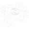 Ekena Millwork Medium Hillrose Decorative Fretwork Wall Panels in Architectural PVC, 15 3/8"W x 15 3/8"H x 3/8"T WALP16X16HRE - alternate 2